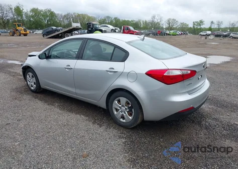 2016 Kia Forte Lx из США, поврежденный, VIN KNAFK4A69G5502921